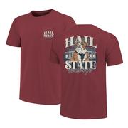 Mississippi State Stadium Mascot Phrase Comfort Colors Pocket Tee